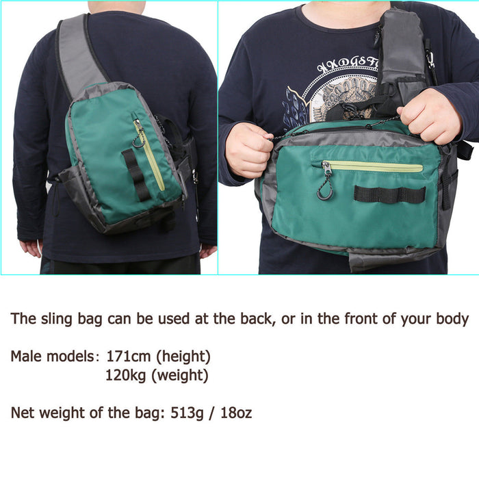 waterproof fishing sling pack