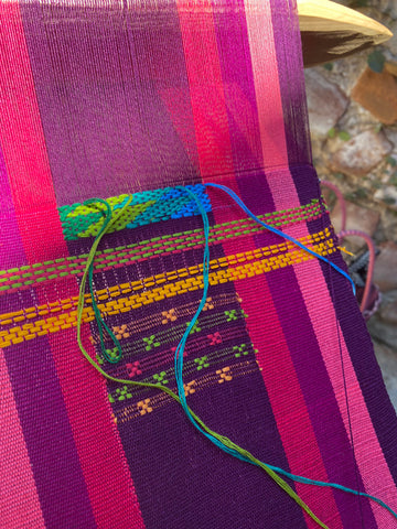 brocade weaving in guatemala with dona lidia