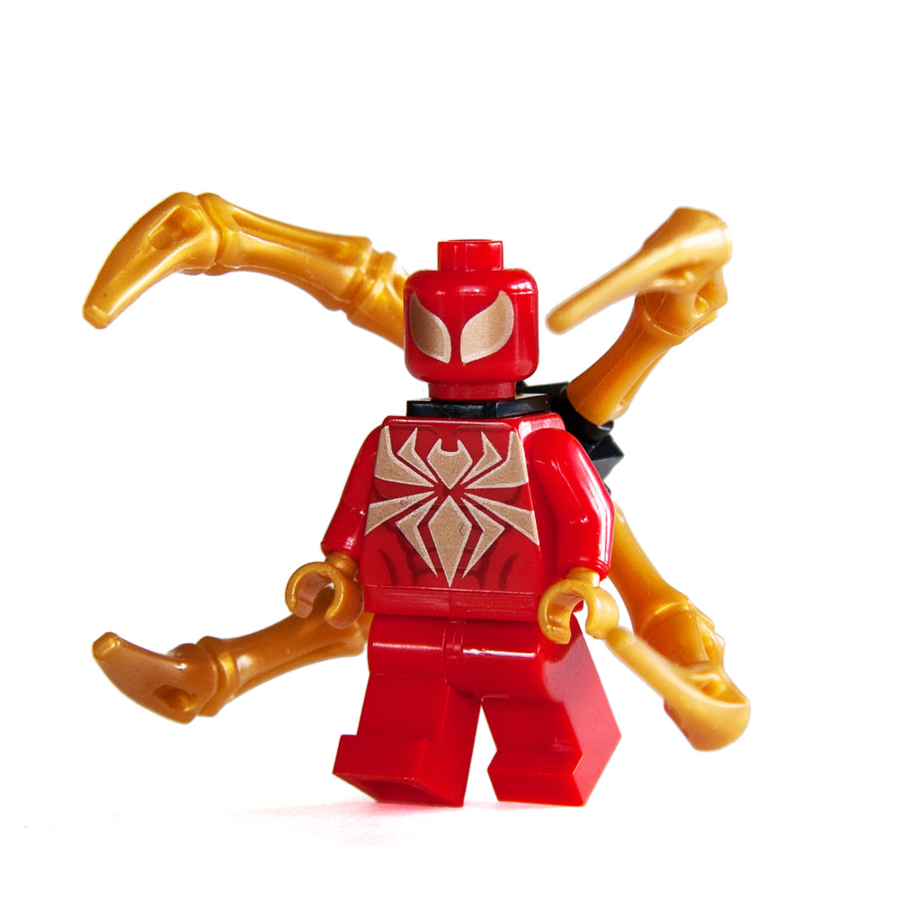 iron spider lego figure