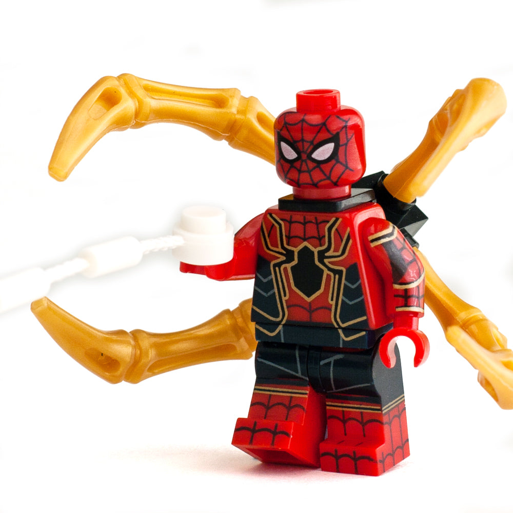 iron spider lego figure