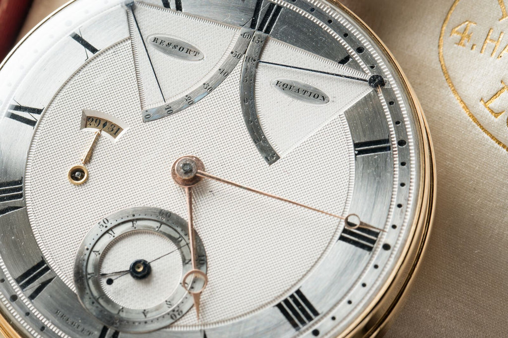 Early Breguet pocket watch with guilloché dial