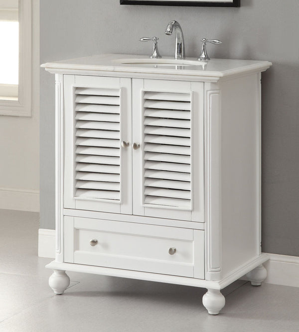 24 Benton Collection Triadsville Corner Bathroom Vanity - Model