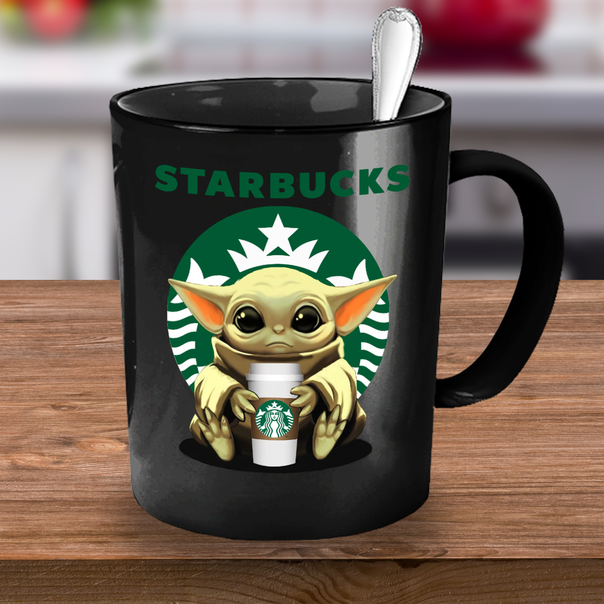 Download Starbucks Funny Yoda Coffee Mug Starbucks Lover Star Wars Baby Yoda Fan Gift Dinnerware Serveware Home Garden