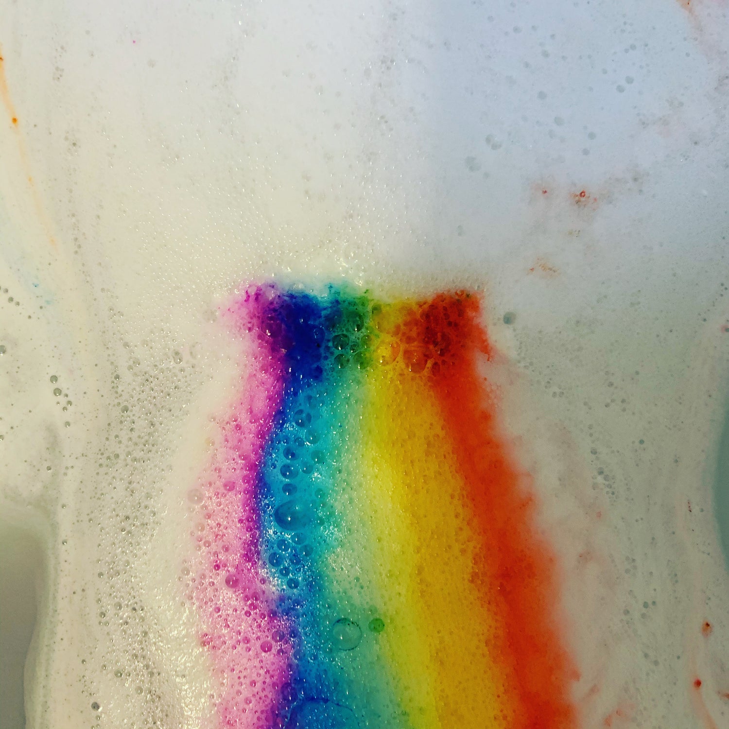 rainbow surprise bath bombs