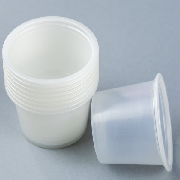 2OZ PLASTIC SAUCE CONTAINER WITH LID 1000PCS/CNT