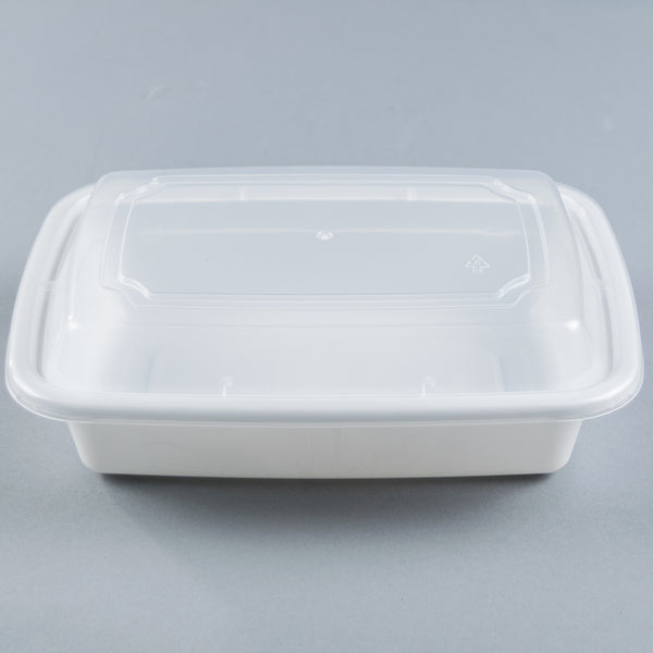 Fineline Setting 17CPDLC16 16 Ounce Deli Container with Lid - 240