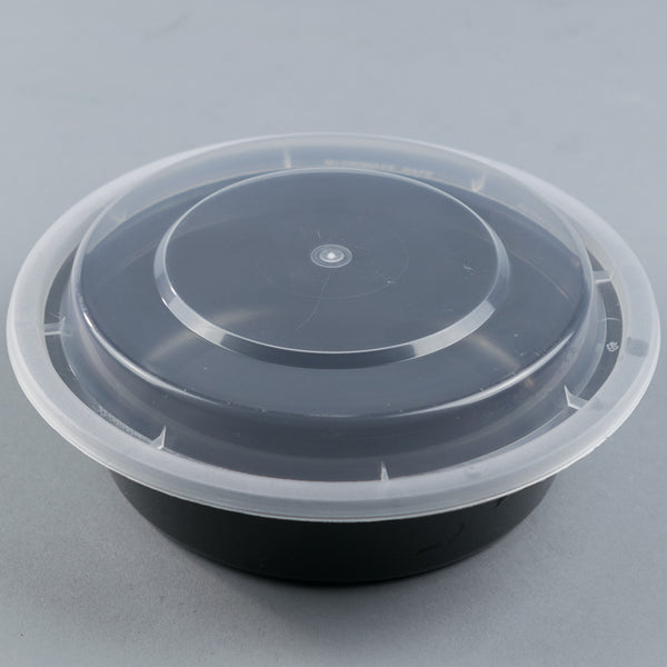 Cube Packaging CO-632B 32 Oz CuBEware Round Food Container Combo Pack