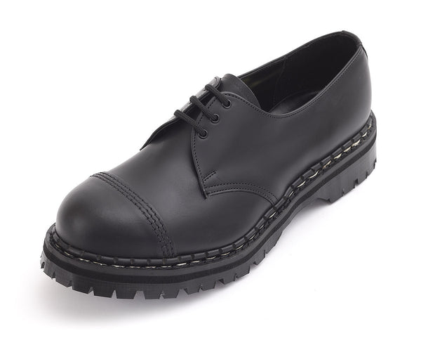 Gripfast 3 Eyelet Classic Shoe in Black