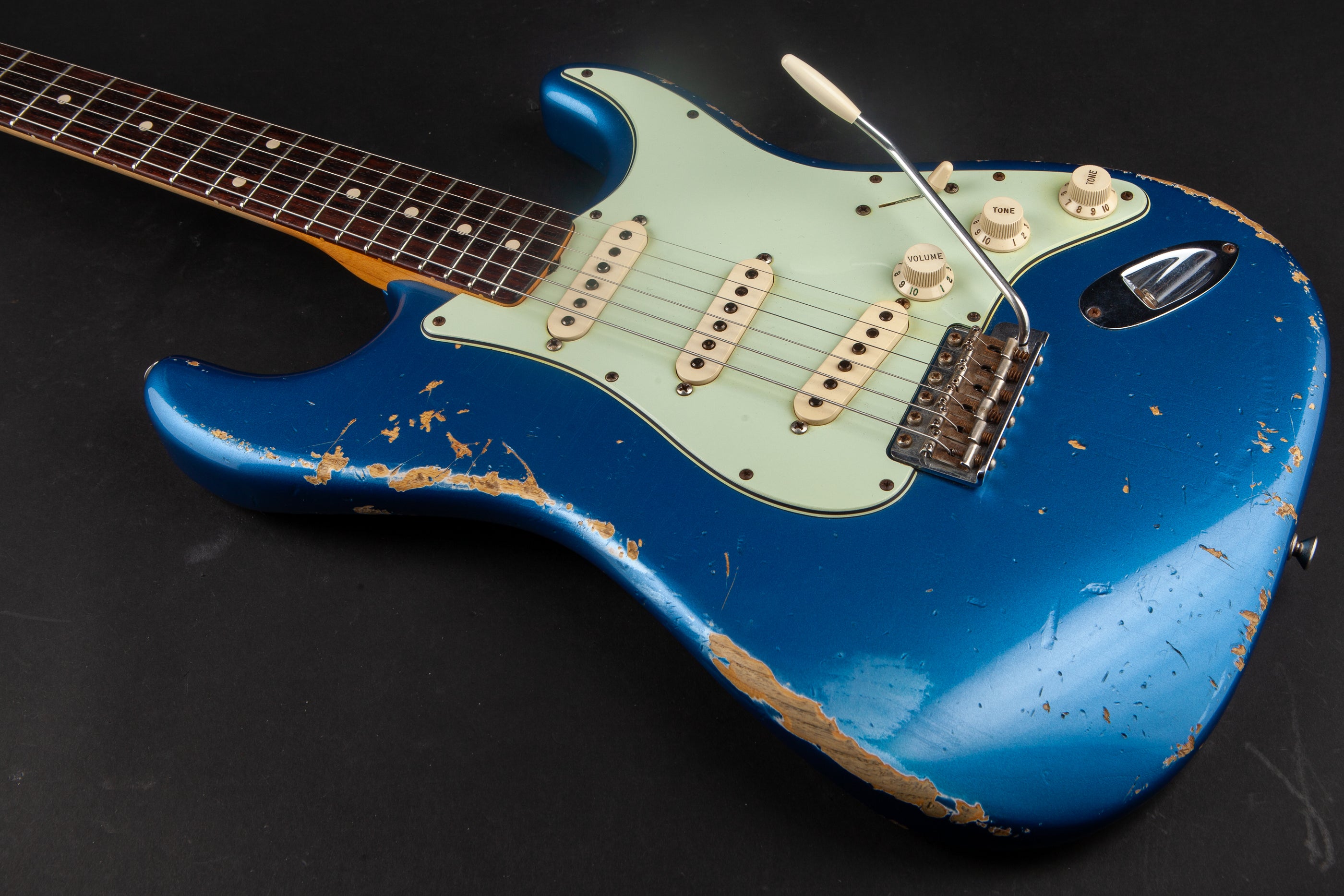 Fender Custom Shop 62 Stratocaster Heavy Relic Lake Placid Blue R5322