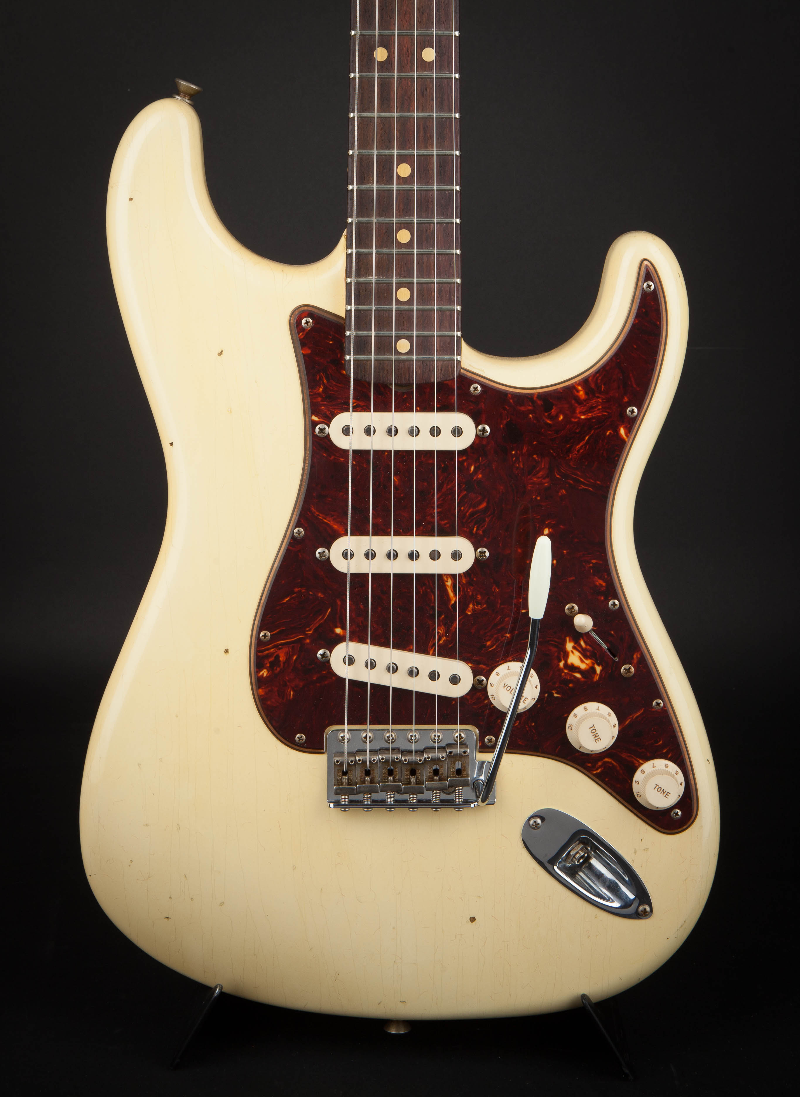 Fender Custom Shop 63 Stratocaster Journeyman Vintage White R100605 World Guitars