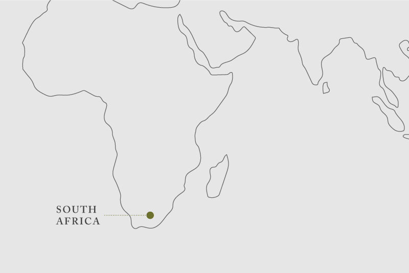Map of where Rooibos comes from