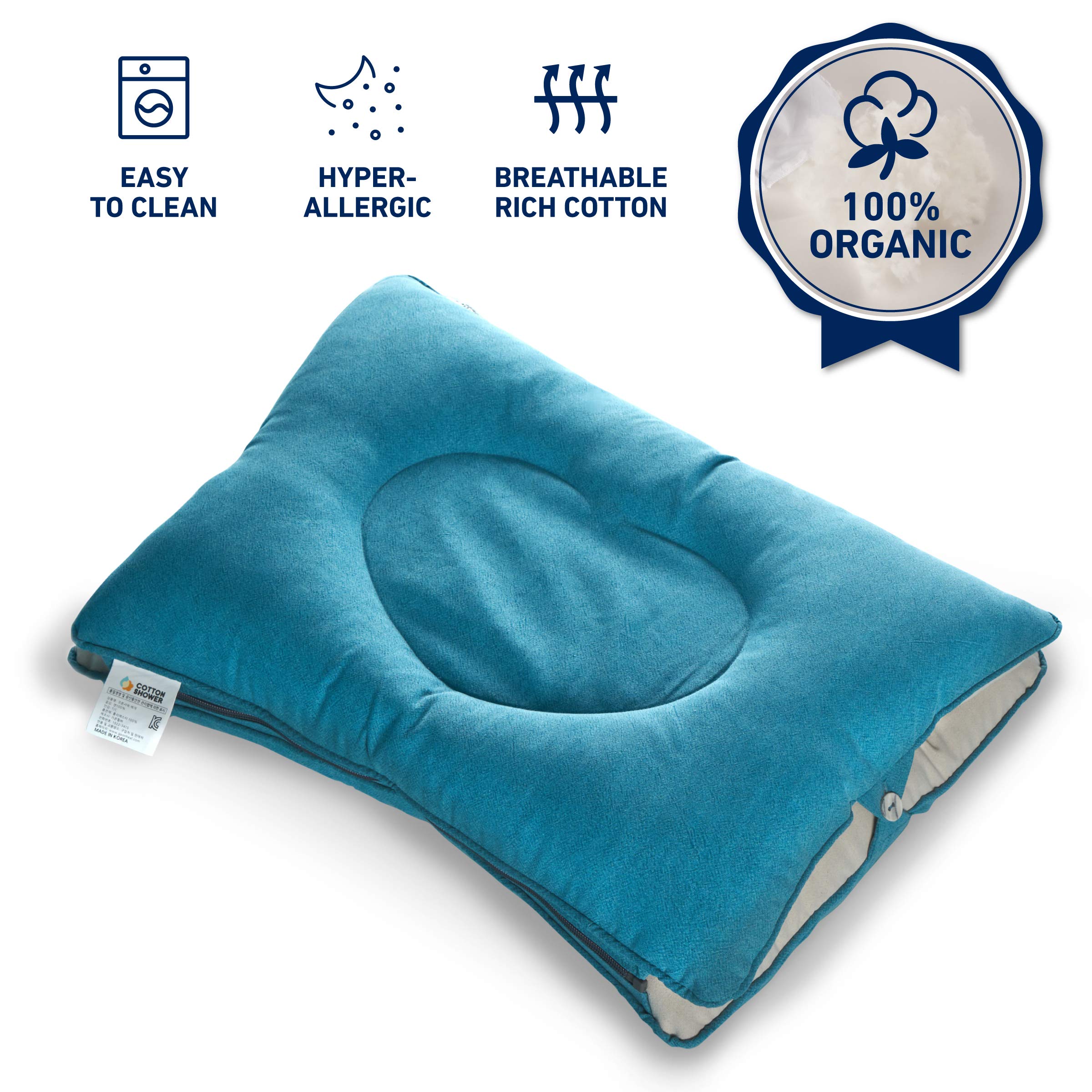neck support pillow for back and side sleepers