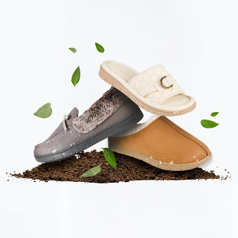 Isotoner Slippers on Recycled Material