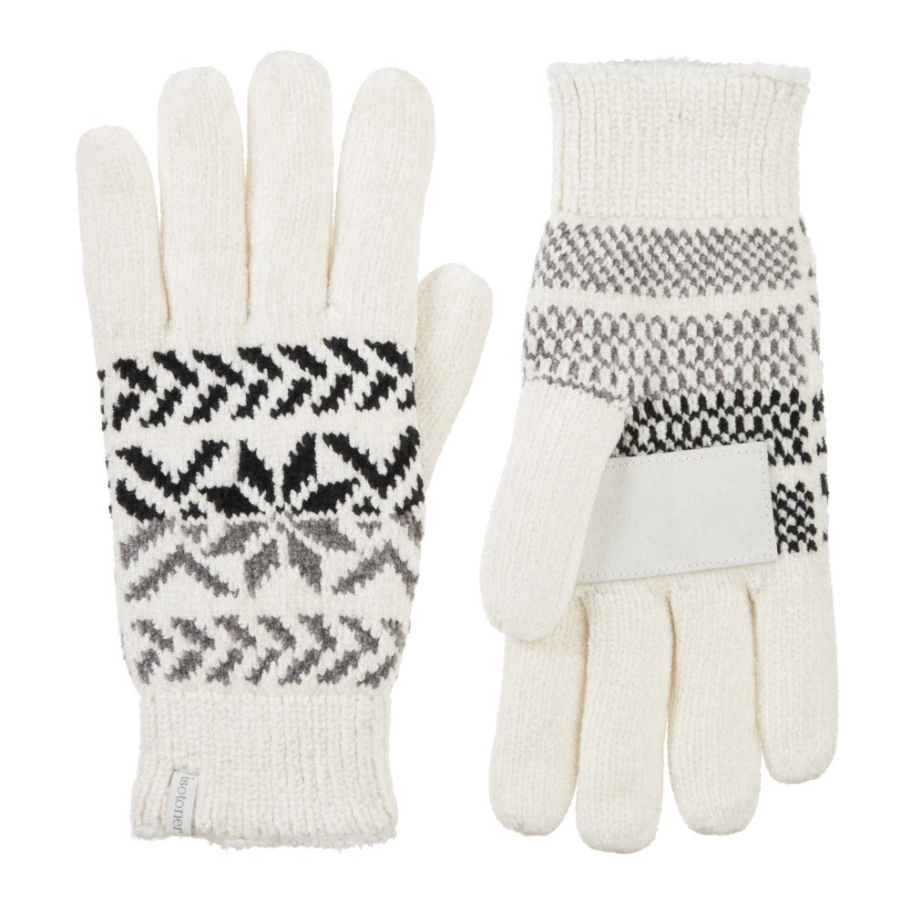 isotoner snowflake gloves