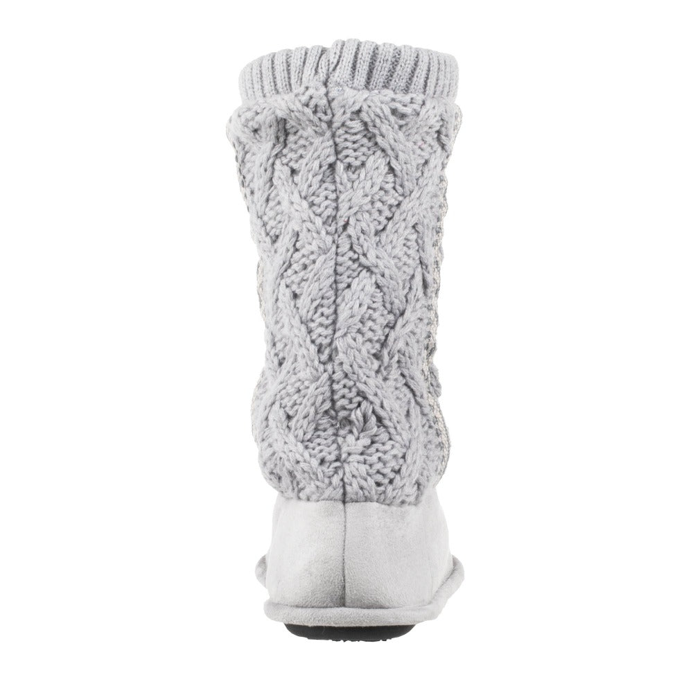 Women's Tessa Knit Tall Bootie Slippers 
