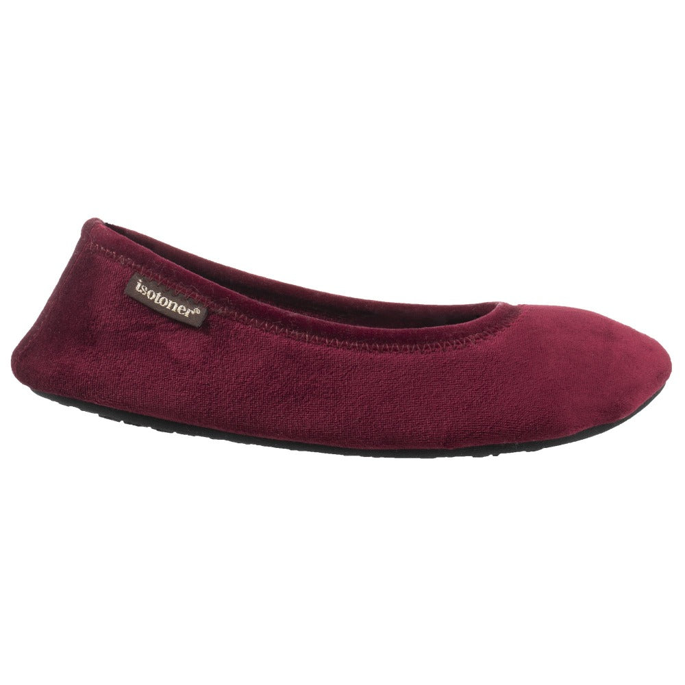 isotoner velour slippers