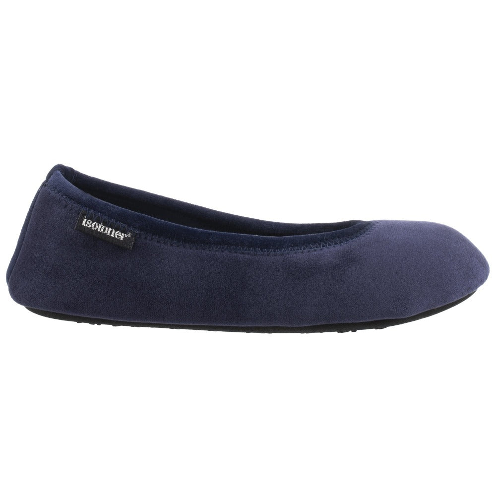 Women's Velour Victoria Ballerina 