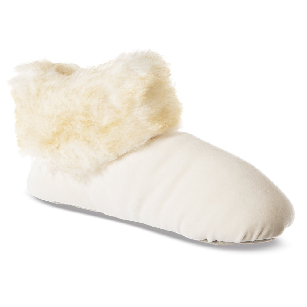 faux fur boot slippers