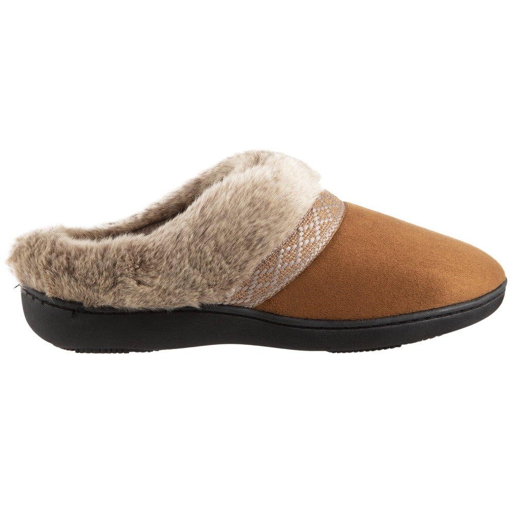 isotoner faux fur slippers