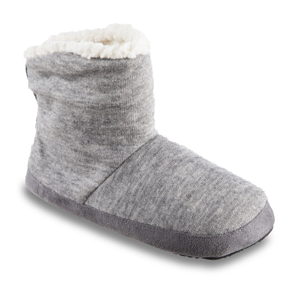 Oasis Fluffy Slipper Boots in Natural