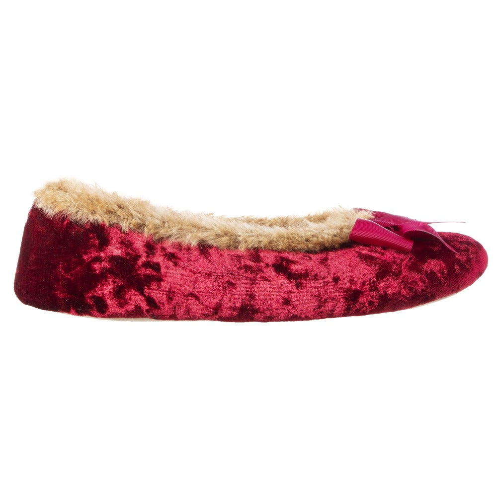 isotoner velour slippers