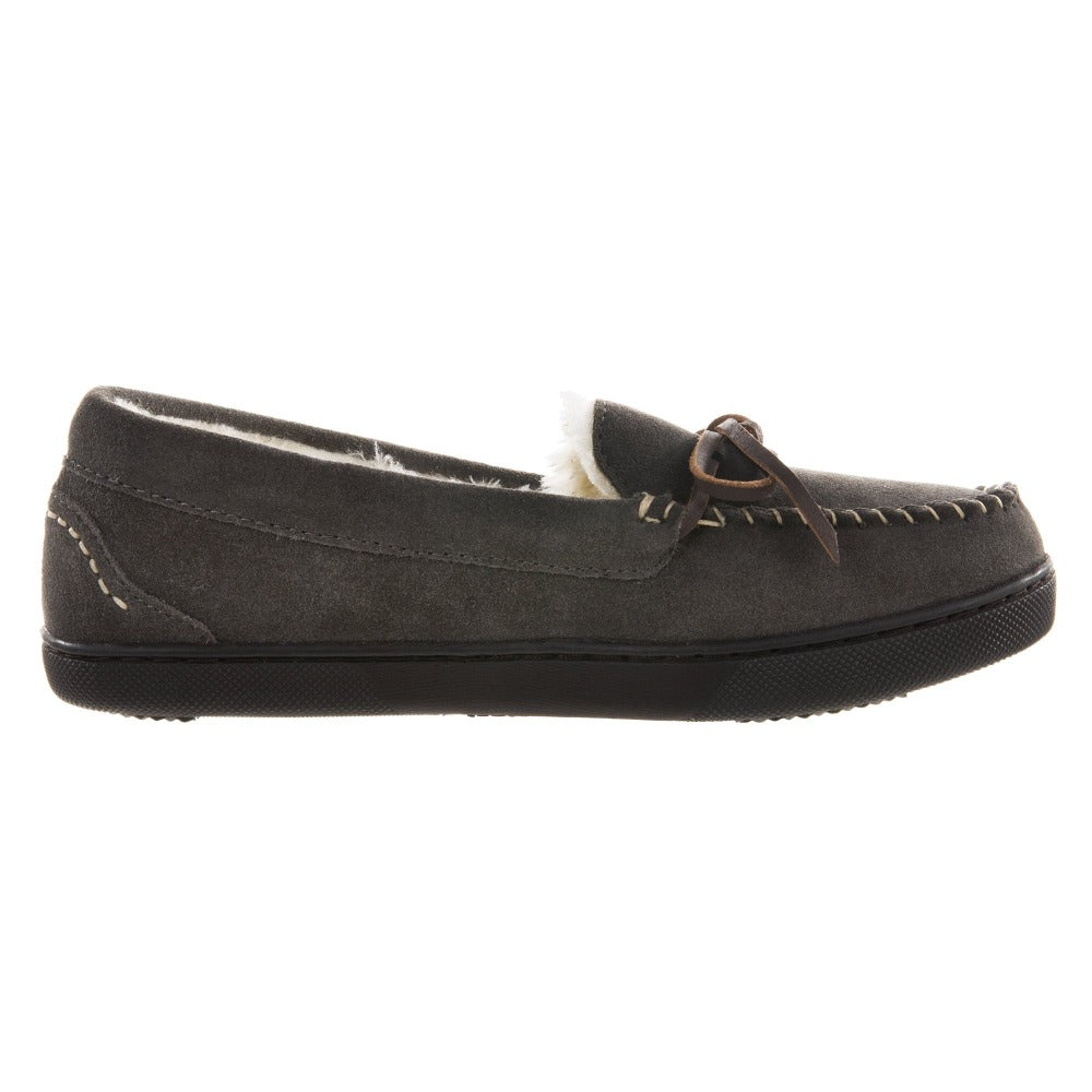black suede moccasins womens