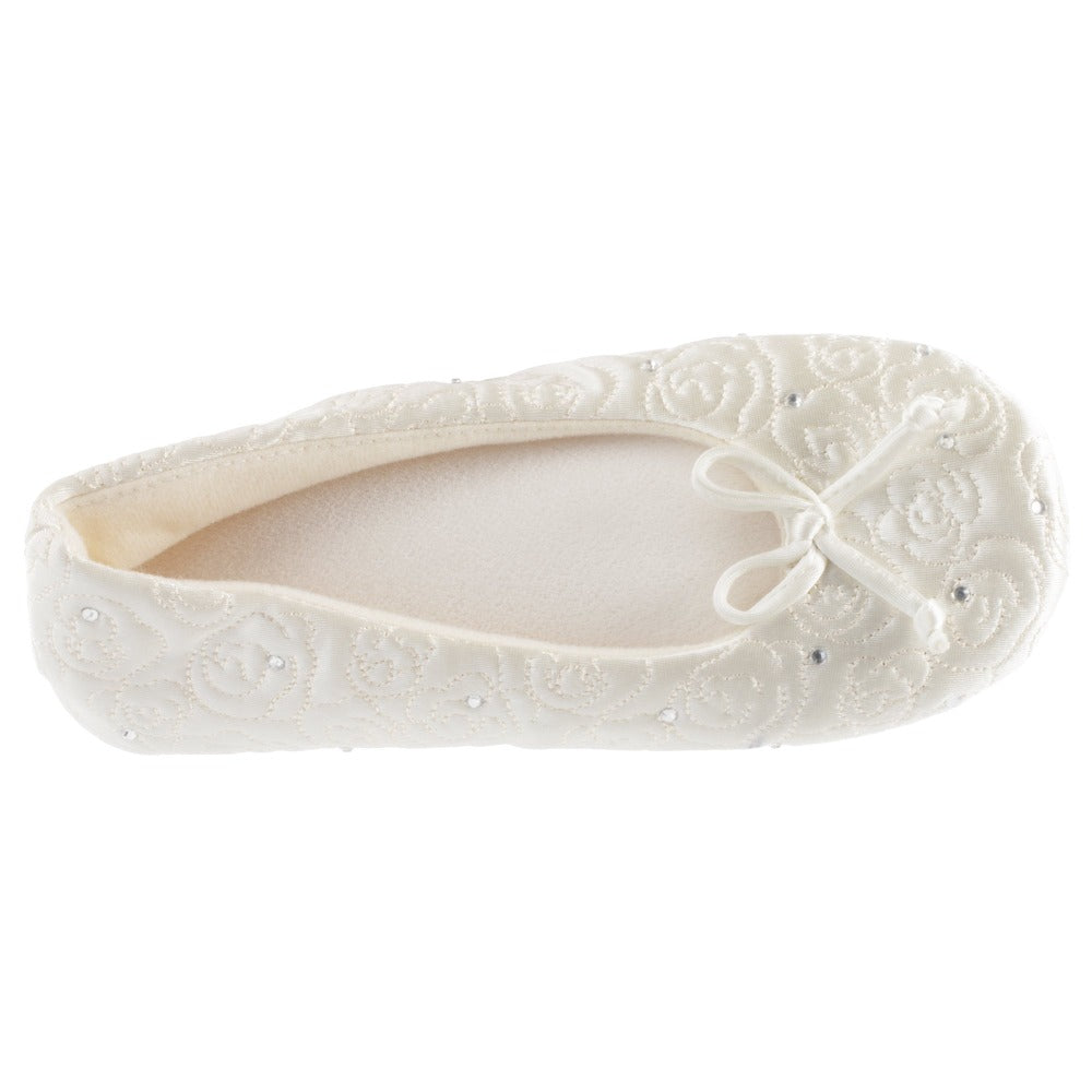 ivory ballerina slippers