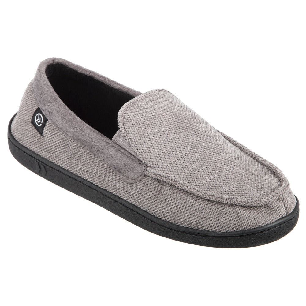 Men's Logan Herringbone Moccasin Slippers – Isotoner.com USA