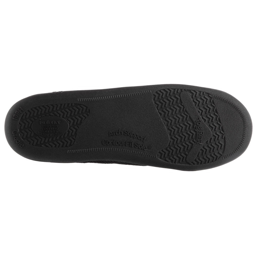 black corduroy slippers