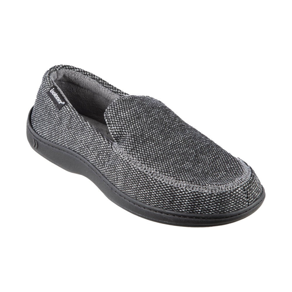 isotoner memory foam slippers mens