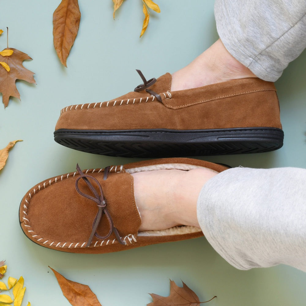 buckskin slippers