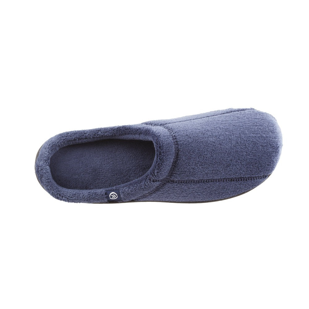 Men's Isotoner Microterry Hoodback Slippers