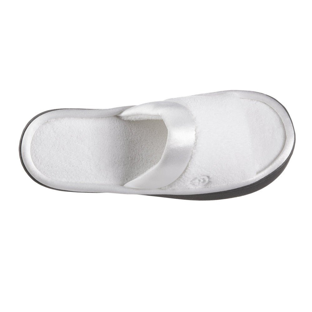 white isotoner slippers