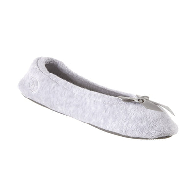 isotoner ballerina slippers with rubber sole