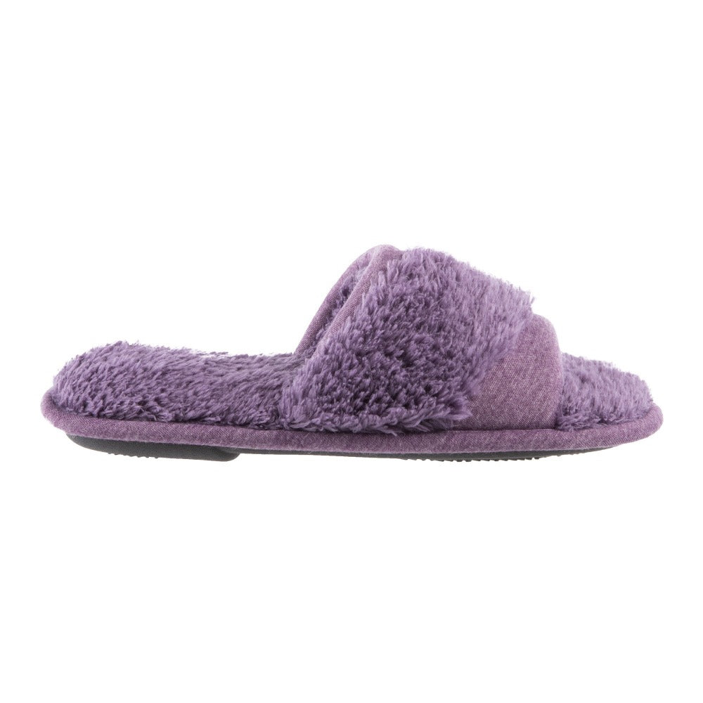 purple slippers womens