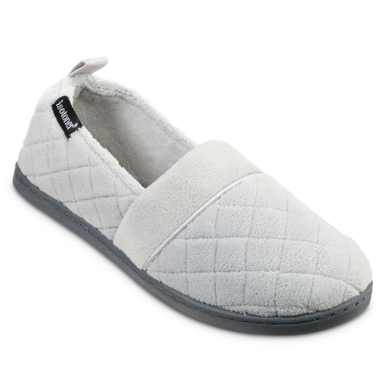 Women's Quilted Microterry Closed Back Slippers - Isotoner.com USA