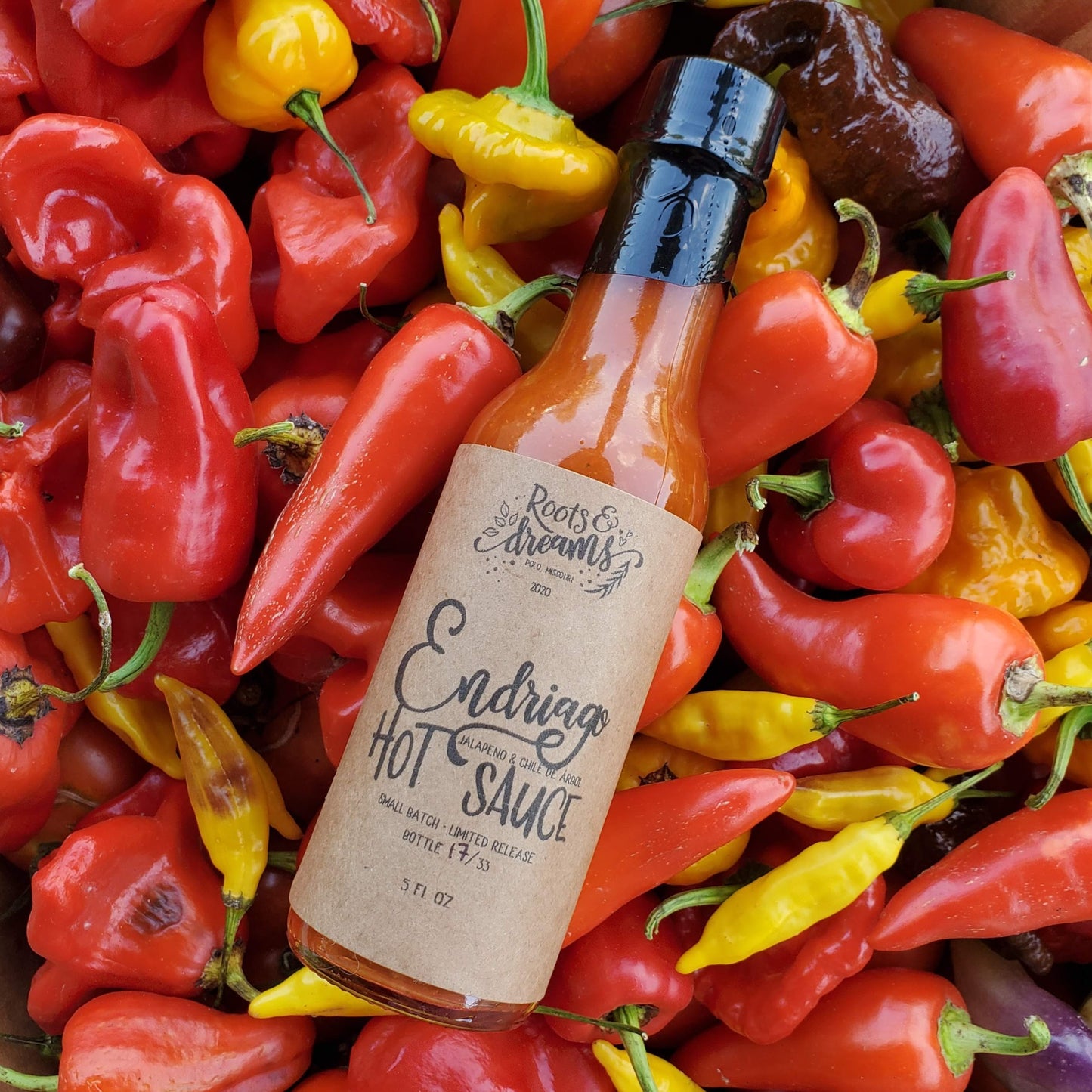 Endriago Hot Sauce by Roots and Dreams Farm