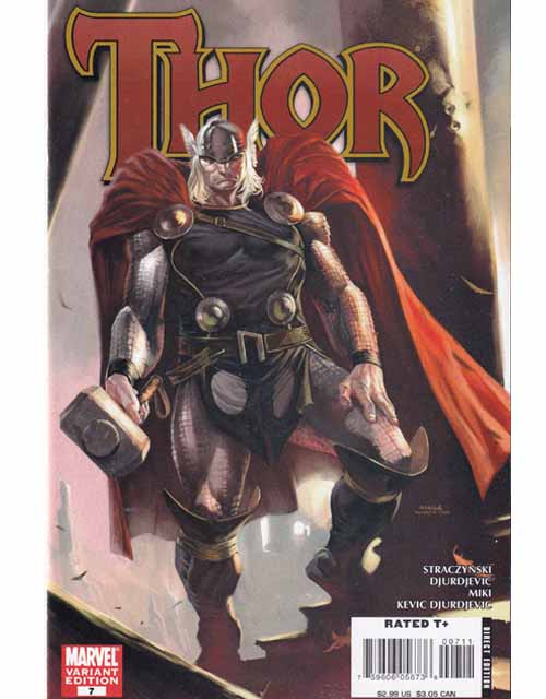 Thor Issue 7 Cover B Vol 3 Marvel Comics 759606056736