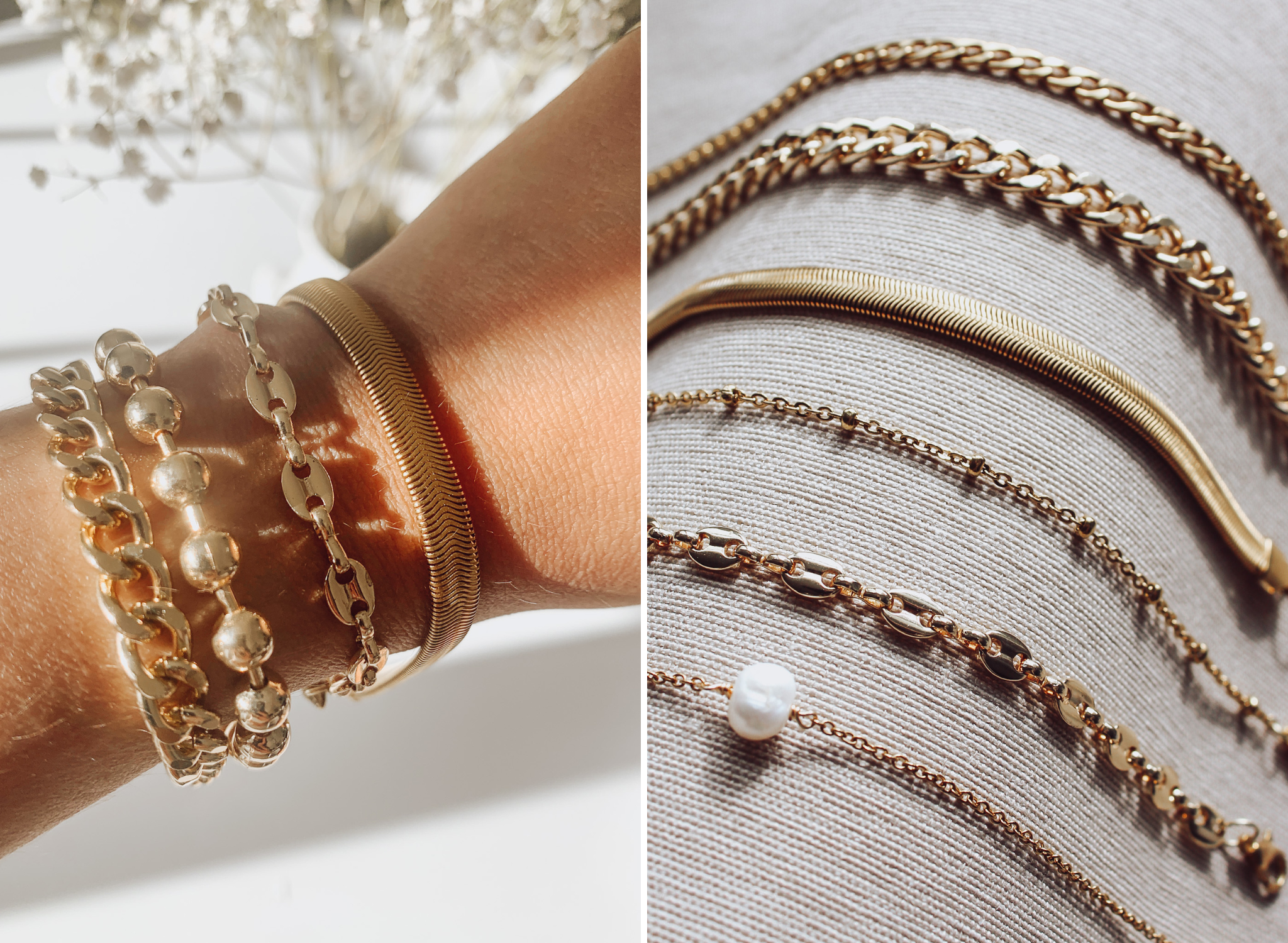 bracelets and ring stacks valentines day gift guide salty threads