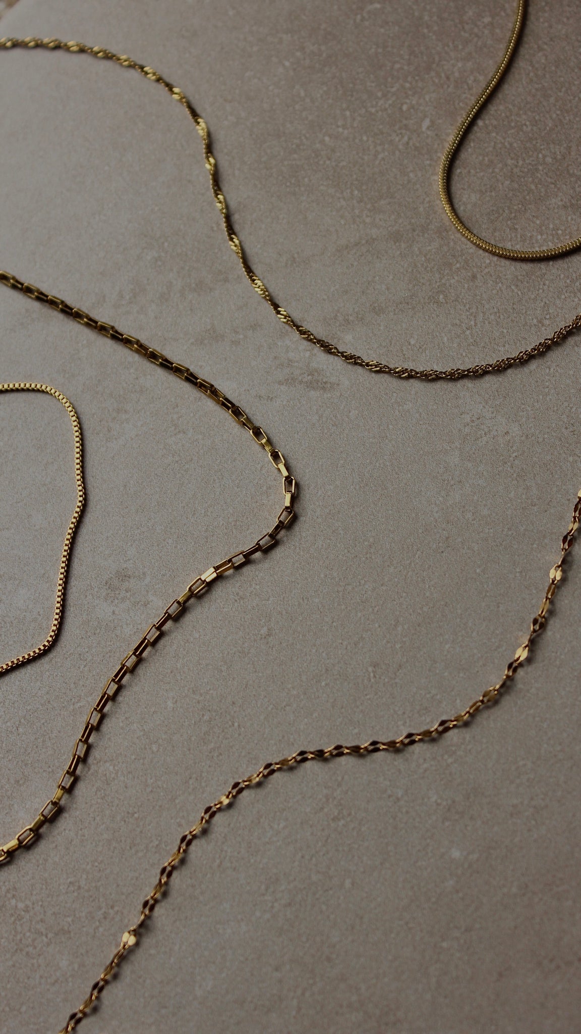 dainty gold plated stainless steel jewelry from salty threads