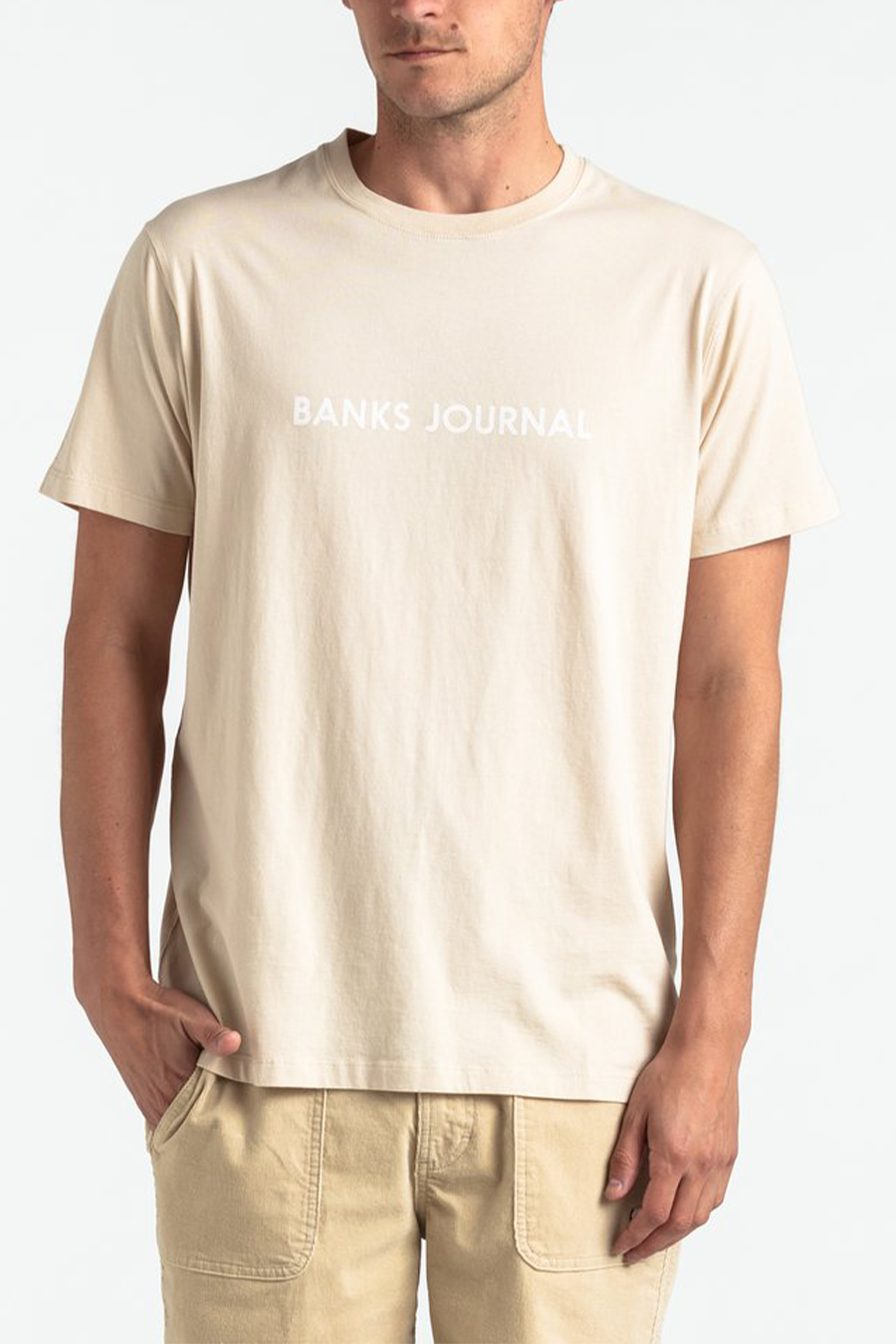 Label Classic Tee | Bone