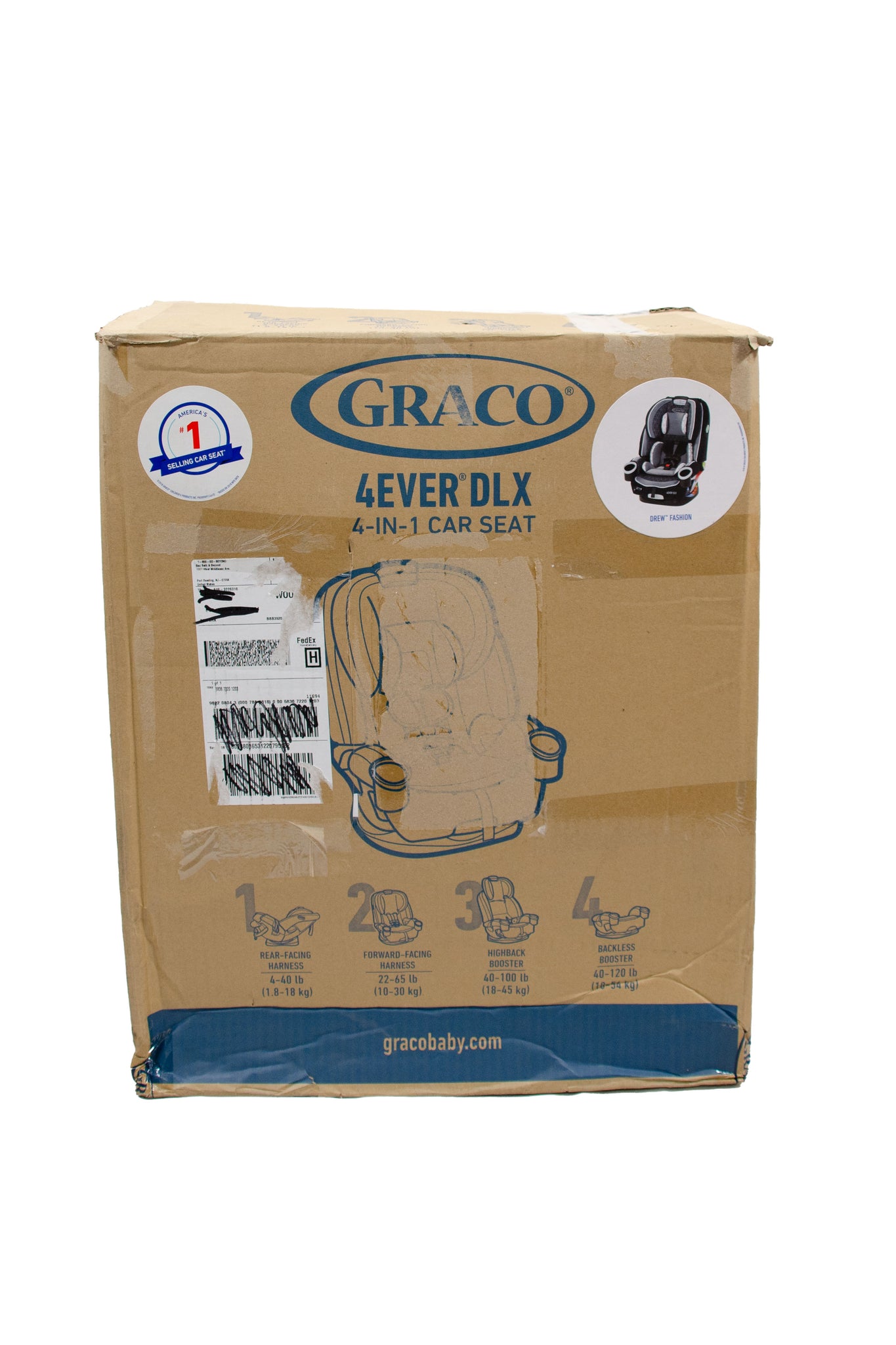 Graco 4ever Dlx 4 In 1 Convertible Car Seat Drew 22 Open Box Stork Exchange