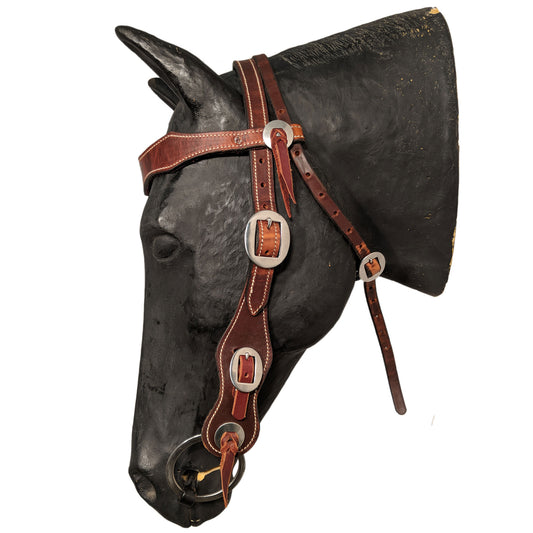 Ultimate Lined Leather Halter – Buckaroo Leather Products