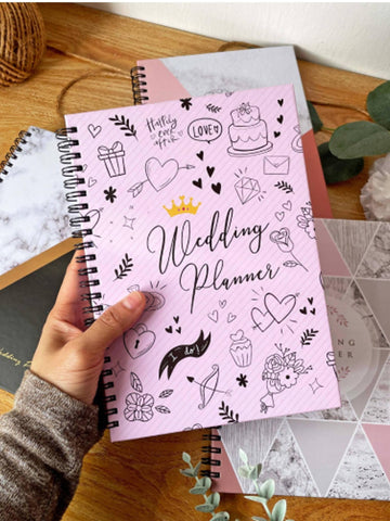 buku Wedding Planner-wedding planning book-bridal Shower-Wedding Planner Book-Engagement Gift-Bridal Shower Gift-Wedding Planning Notebook-Wedding journal-wedding diary