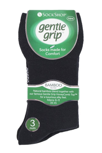 Mens 3 Pair Pringle Gentle Grip Bamboo Socks – Bamboosockshop