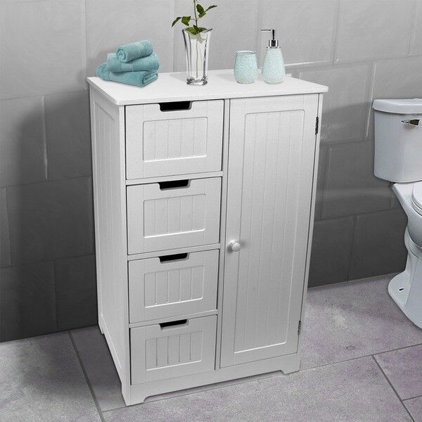 Flaminio Partial Pedestal Bathroom Sink Cabinet Under Cupboard