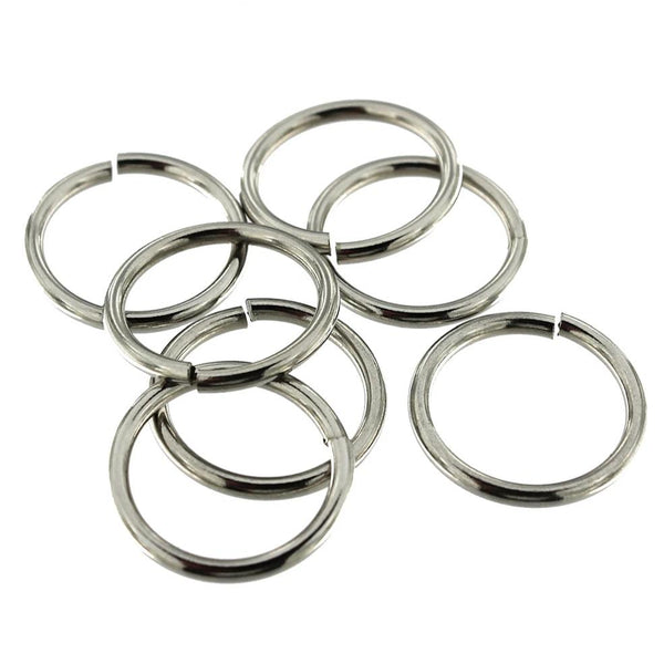 500 Stainless Steel Jump Rings 3.5mm x 0.4mm - Open 26 Gauge - SS063