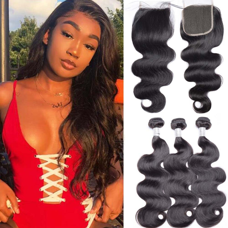 brazilian body wave bundles with closure