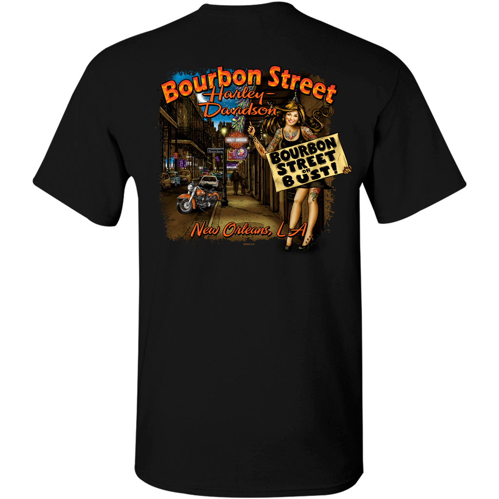 Invade Men's Short Sleeve T-Shirt — Bourbon Street Harley-Davidson