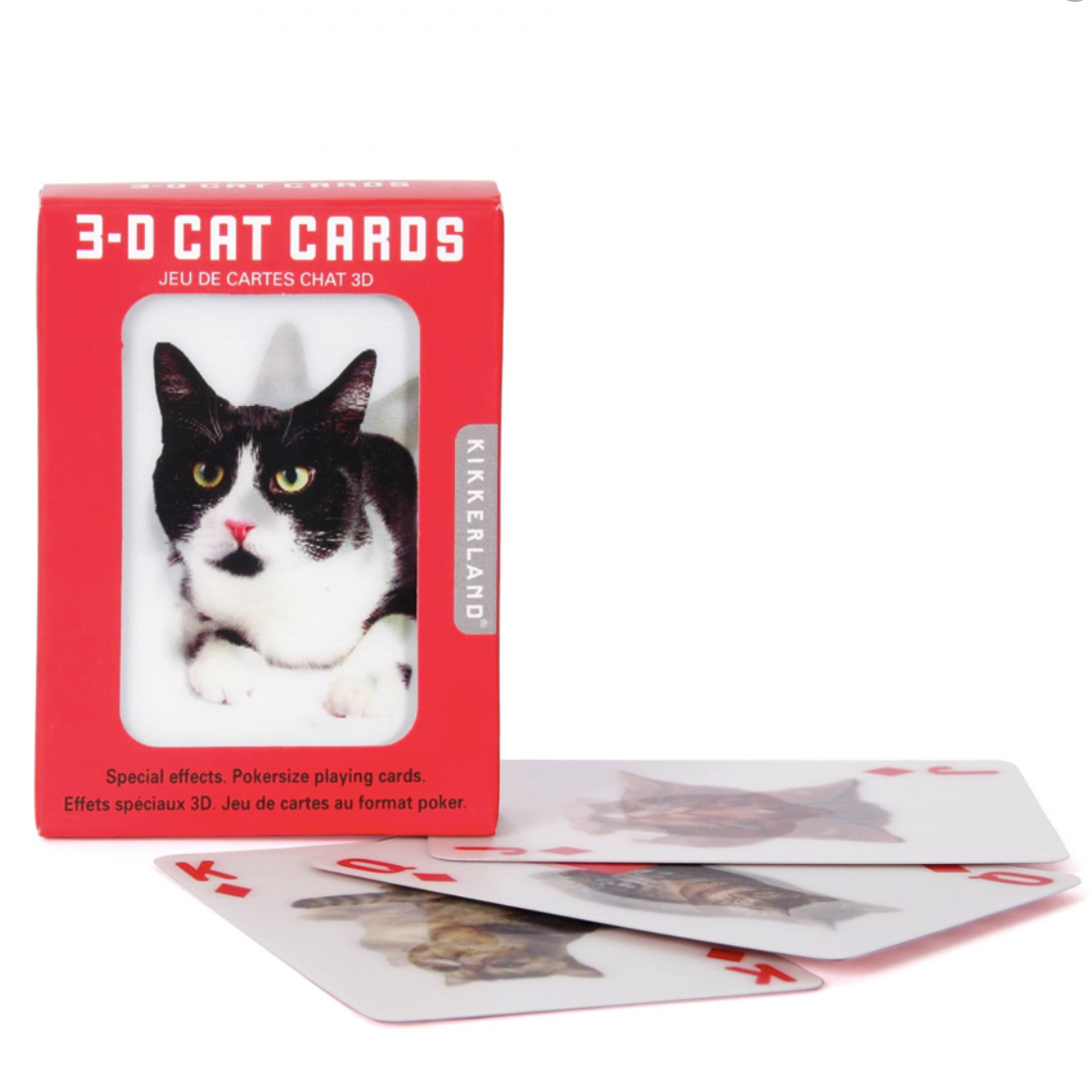 cats playing cards